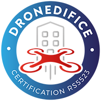 Logo Dronedifice - photographe immobilier BTP