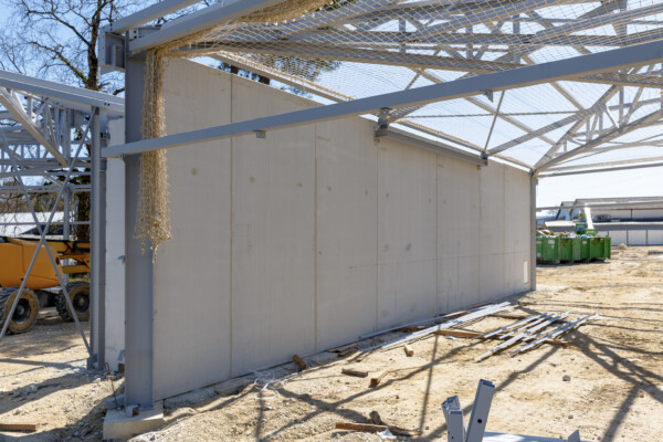 Voiles et charpente métallique